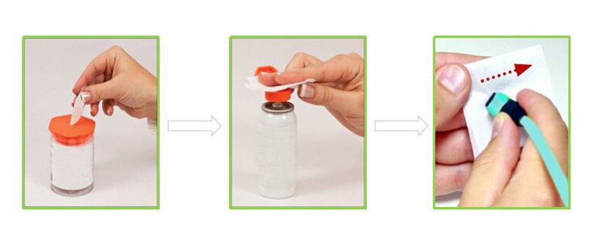 Wet cleaning + dry cleaning