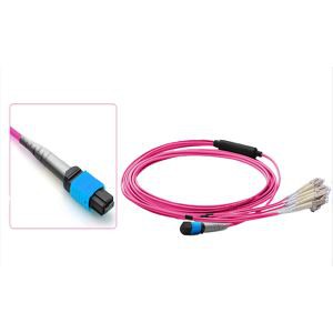 12-жильний кабель MPO - 6 Duplex LC OM4 MMF